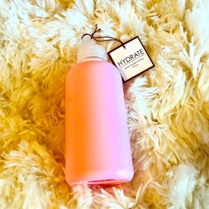 HYDRATE Glass water bottle 18.5oz